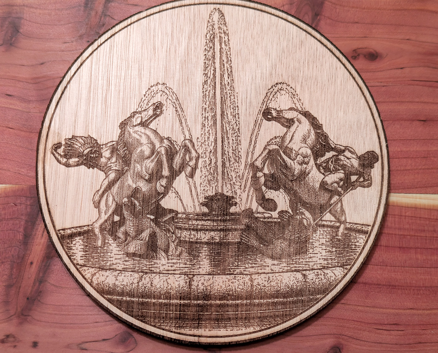 Plaza Fountain Coaster — view 2